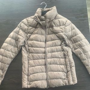 Ultra Light Down Uniqlo Jacket- Tan